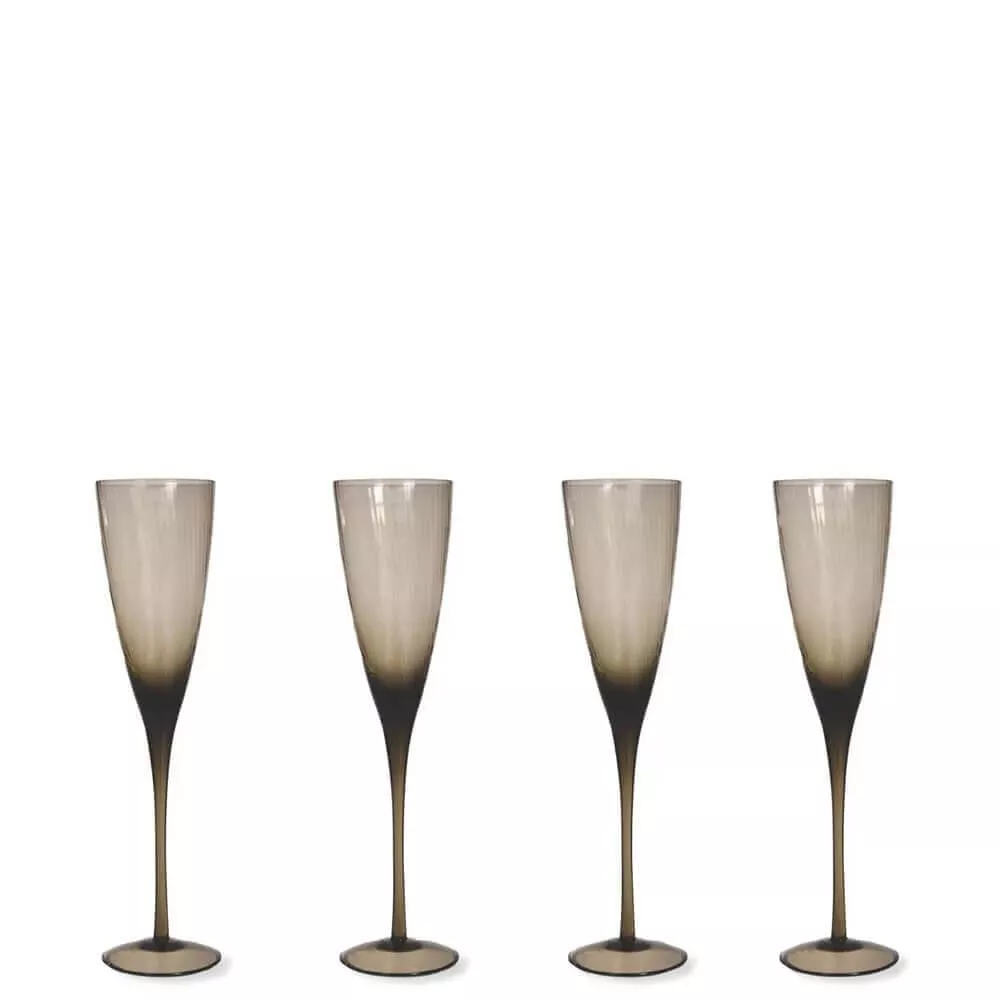 Garden Trading Berkeley Set of 4 Champagne Flutes